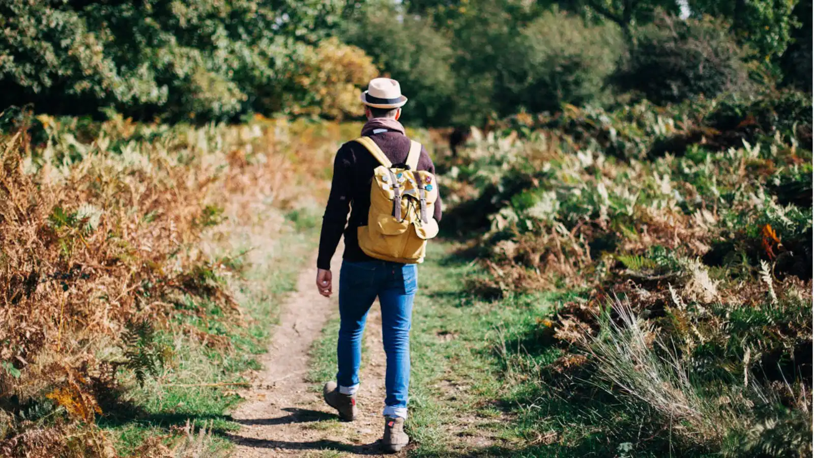 A guy walking 