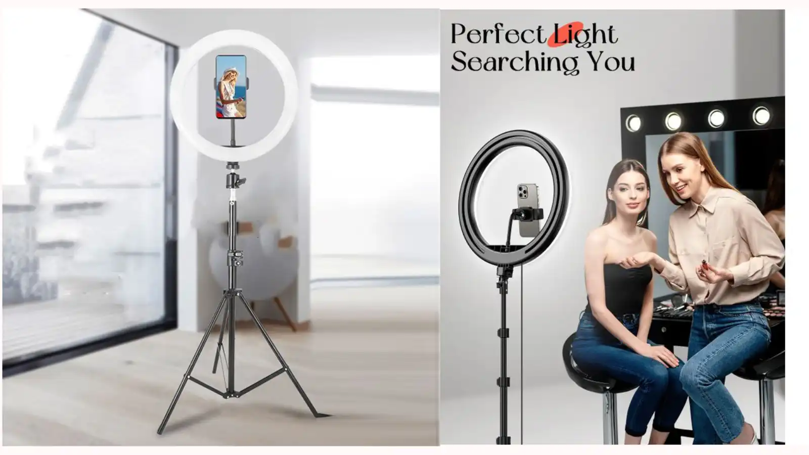 tep into the spotlight with our Tripod Ring Light! Elevate your content creation and let your brilliance radiate through every frame!