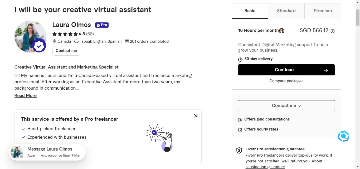 Laura Olmos The Best Virtual Assistant Services for hire online