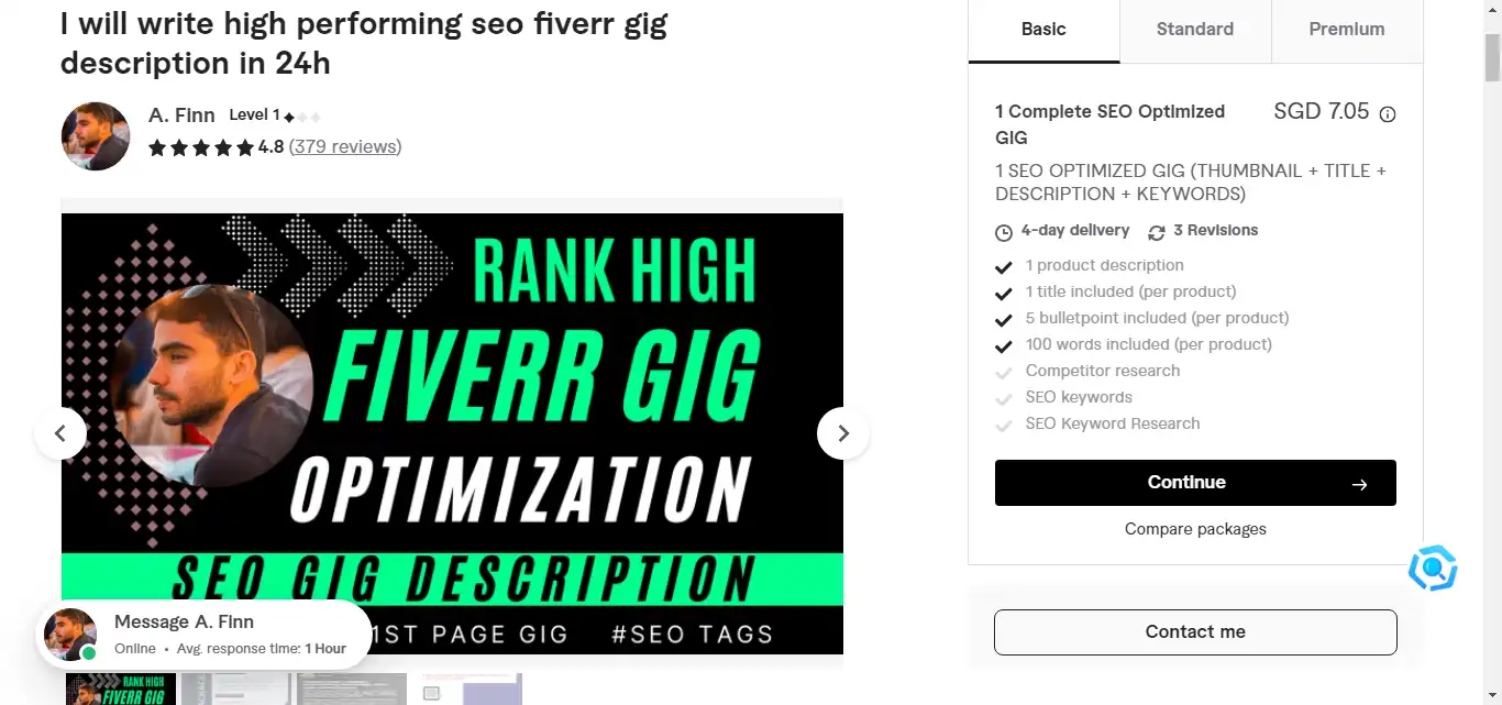 A Finn Top Rated Fiverr Gigs