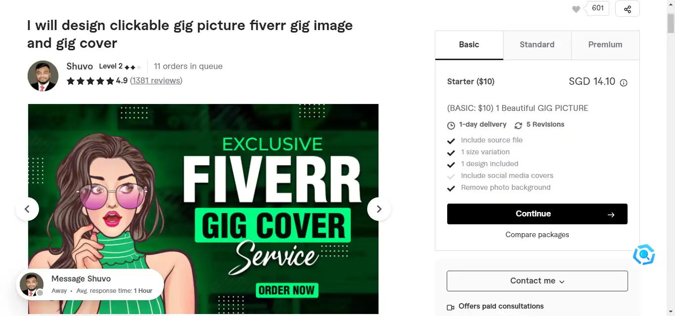 Shuvo Top Rated Fiverr Gigs