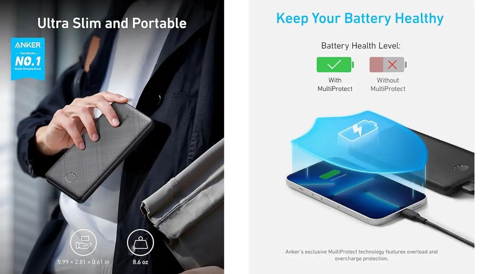 Anker Power BankPowerCore 10K Best Portable Charger