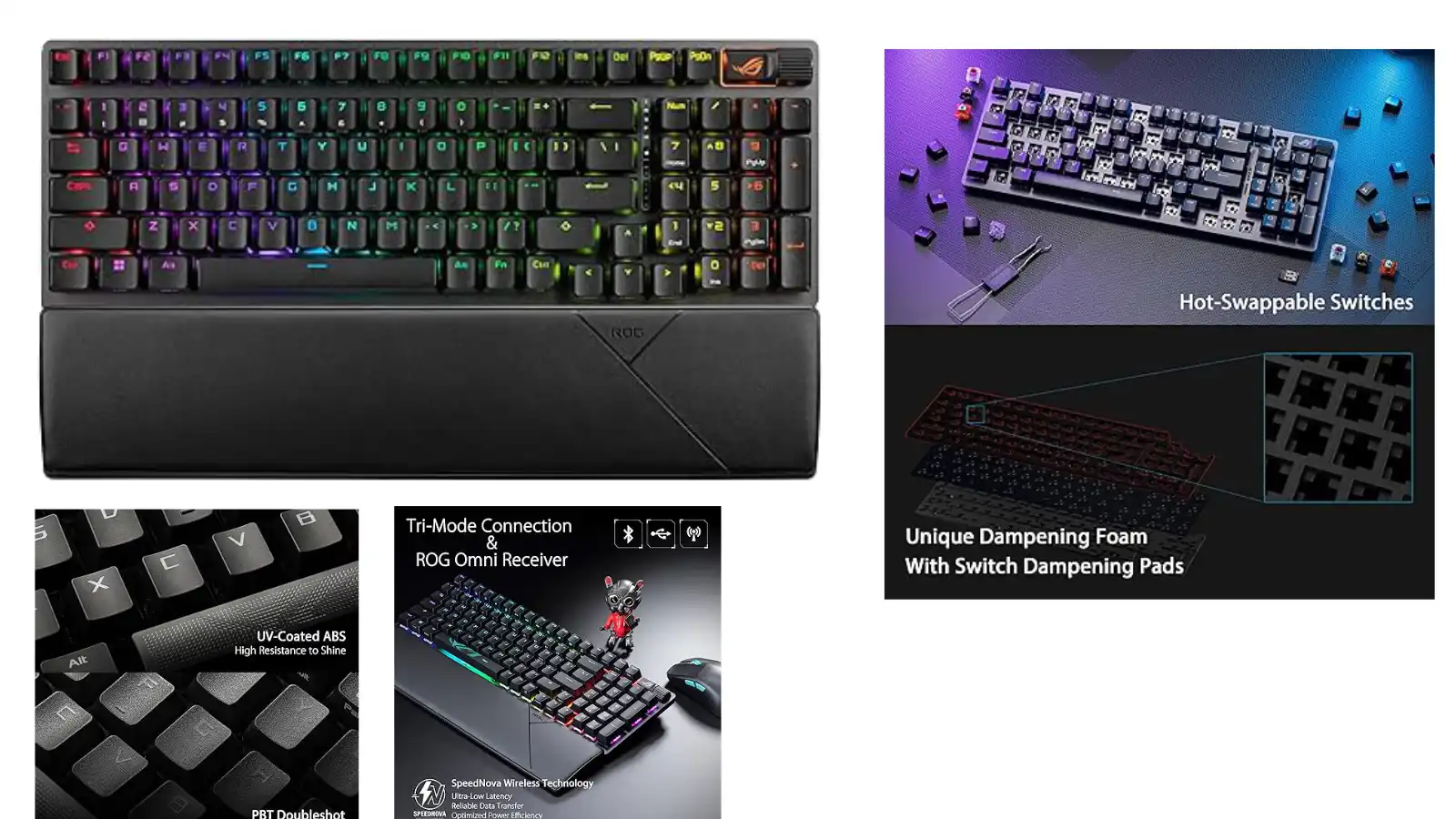 Asus Rog Strix Scope II 96 Wireless Gaming Keyboard