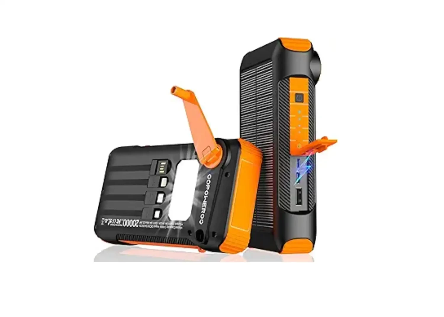 OOPOWEROO Solar Power Bank 20000mAh 