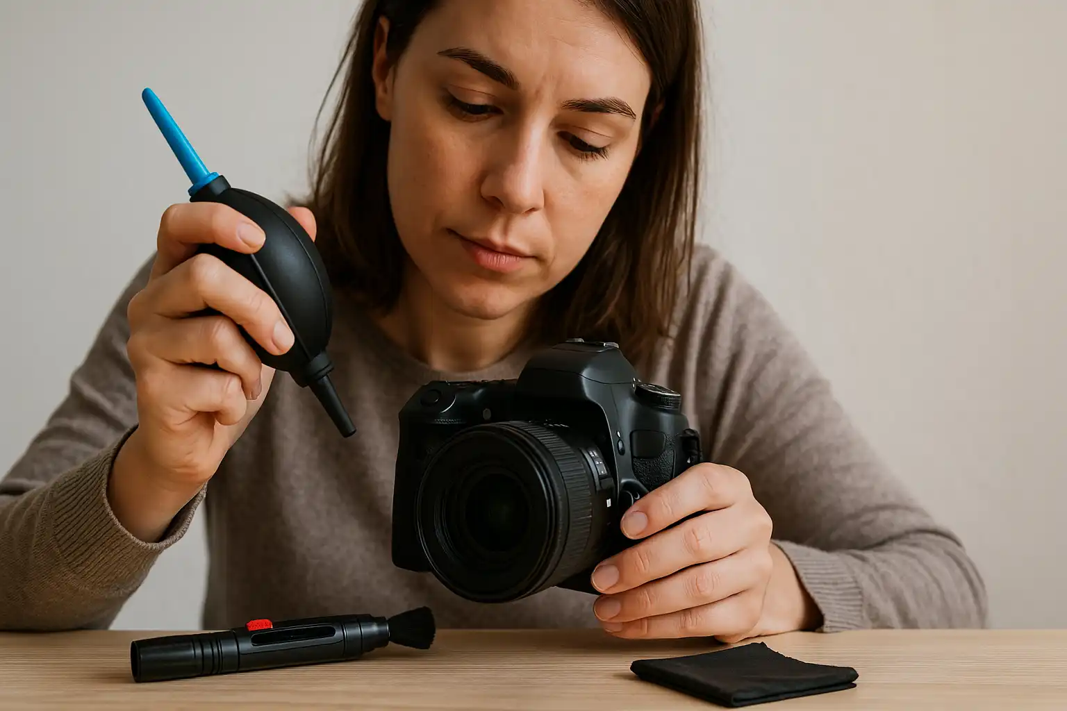 How to clean a camera lens without scratches?