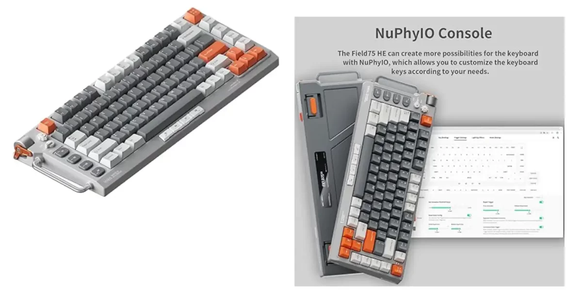 NuPhy Field75 HE Gaming Keyboard