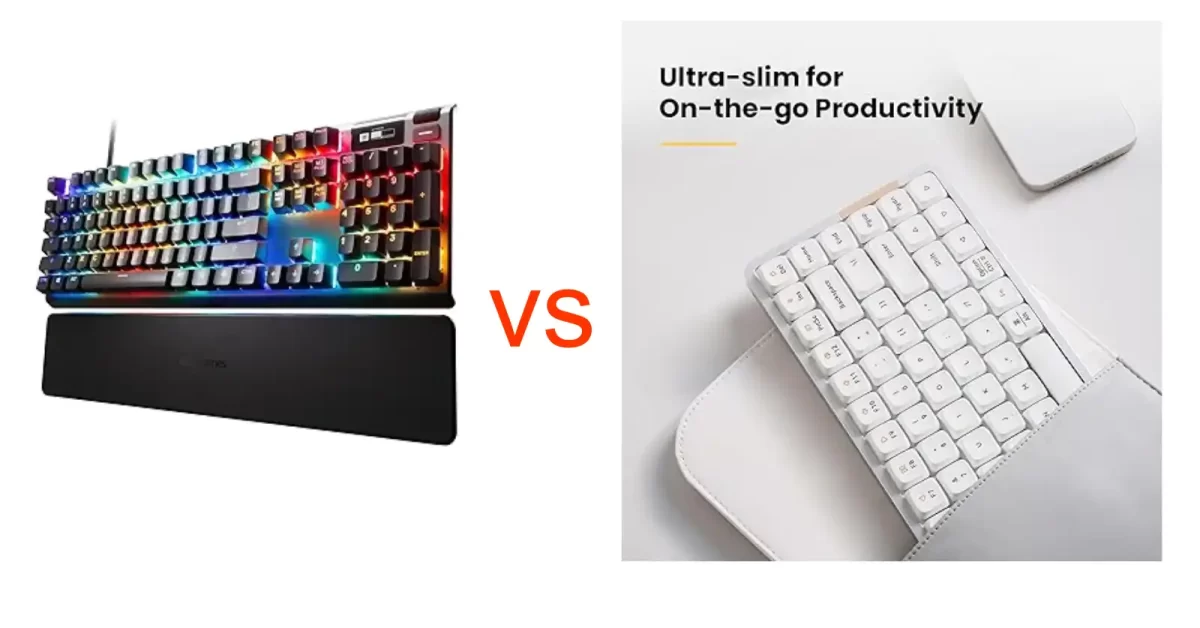 SteelSeries Apex Pro vs Lofree Flow 100