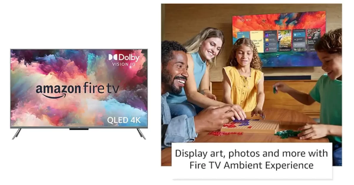 Amazon Fire TV 55-inch Omni QLED Series 4K UHD Smart TV