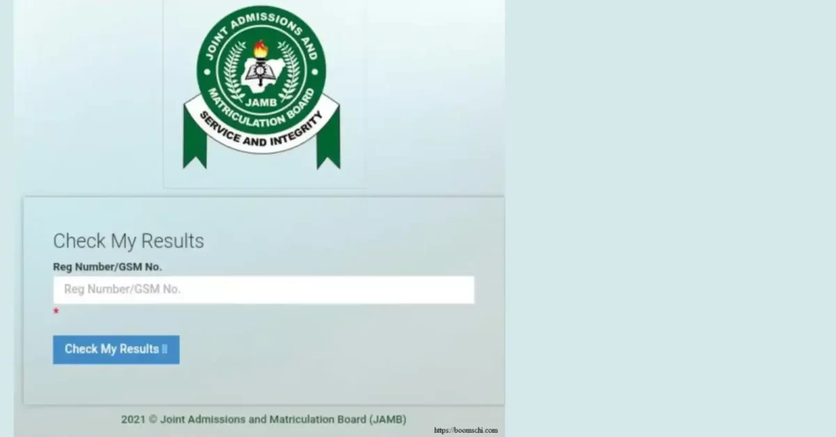 how to check jamb result